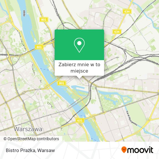 Mapa Bistro Prażka