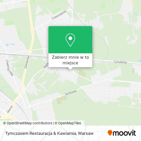 Mapa Tymczasem Restauracja & Kawiarnia