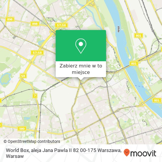 Mapa World Box, aleja Jana Pawla II 82 00-175 Warszawa