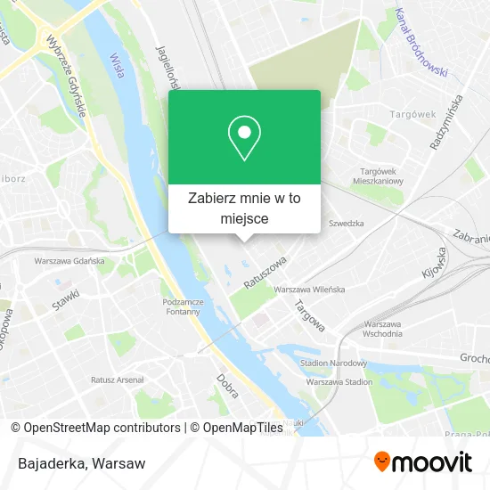 Mapa Bajaderka