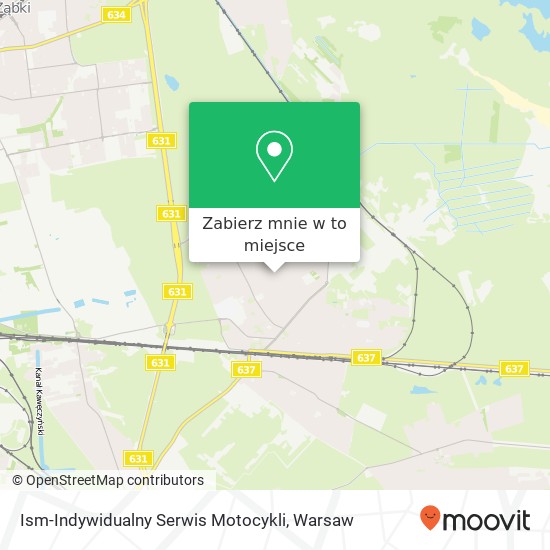 Mapa Ism-Indywidualny Serwis Motocykli, ulica Roty 62 04-420 Warszawa