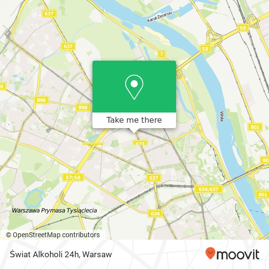 Mapa Świat Alkoholi 24h