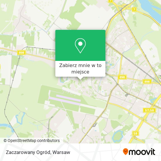 Mapa Zaczarowany Ogród