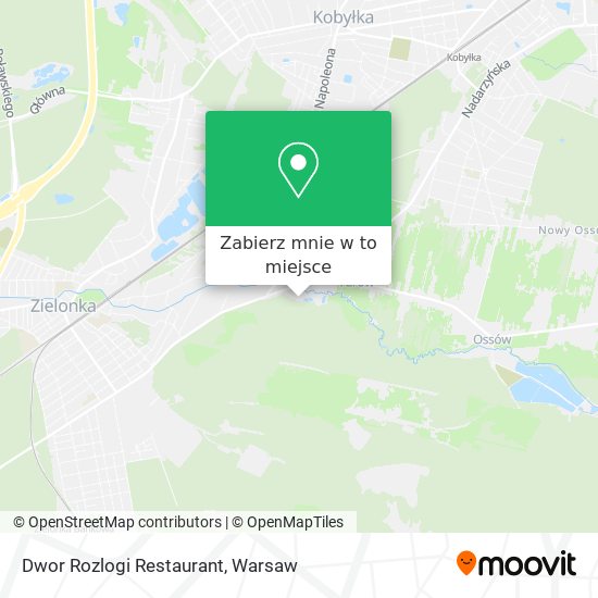 Mapa Dwor Rozlogi Restaurant