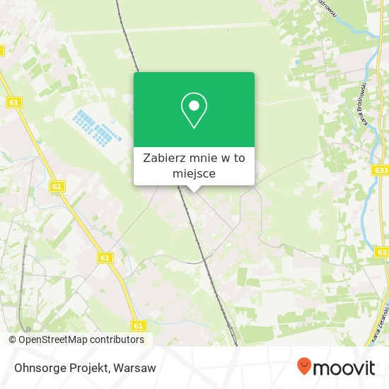 Mapa Ohnsorge Projekt, ulica Pisklat 6 03-001 Warszawa