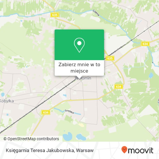 Mapa Księgarnia Teresa Jakubowska