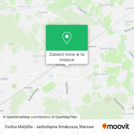 Mapa Ciotka Matylda - Jadłodajnia Smakosza