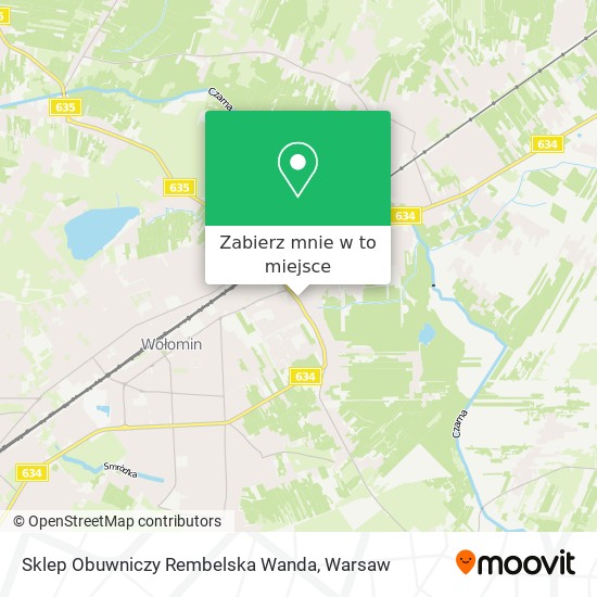 Mapa Sklep Obuwniczy Rembelska Wanda