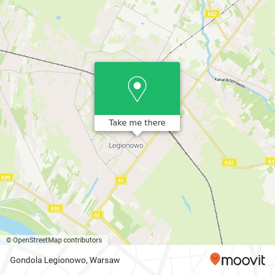 Mapa Gondola Legionowo