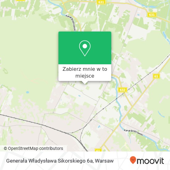 Mapa Generała Władysława Sikorskiego 6a