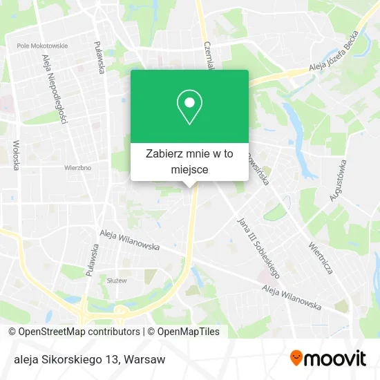 Mapa aleja Sikorskiego 13