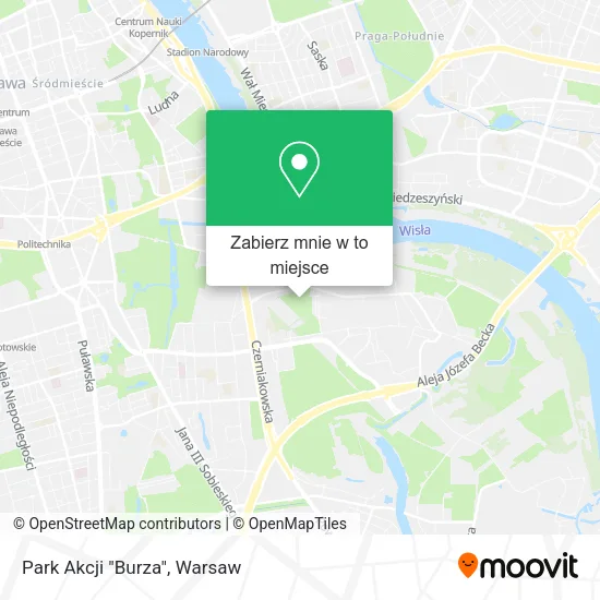 Mapa Park Akcji "Burza"