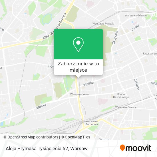 Mapa Aleja Prymasa Tysiąclecia 62