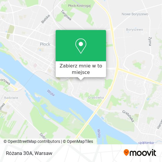 Mapa Różana 30A