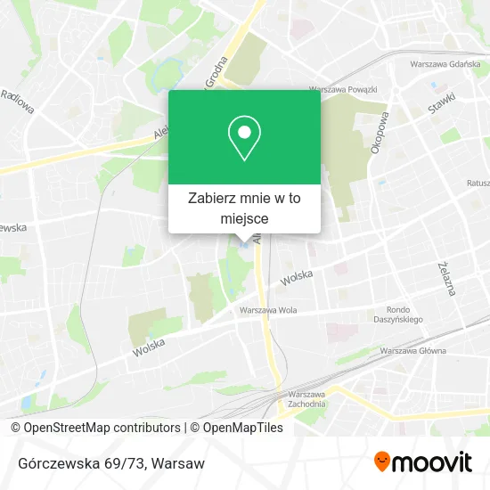 Mapa Górczewska 69/73