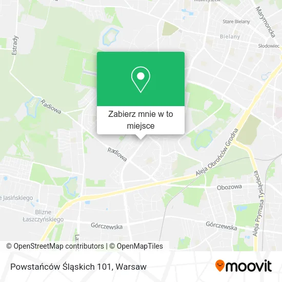 Mapa Powstańców Śląskich 101