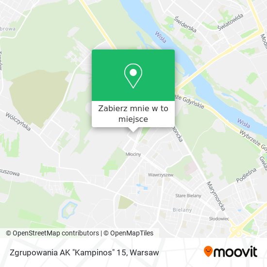 Mapa Zgrupowania AK "Kampinos" 15