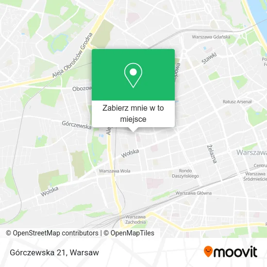 Mapa Górczewska 21