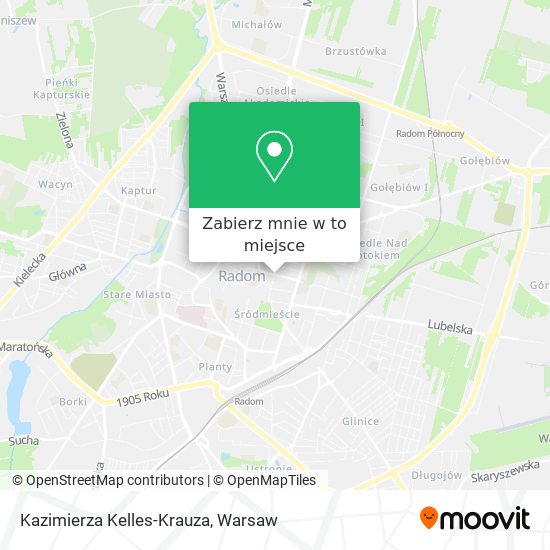 Mapa Kazimierza Kelles-Krauza