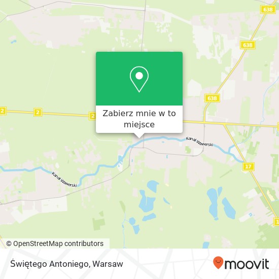 Mapa Świętego Antoniego