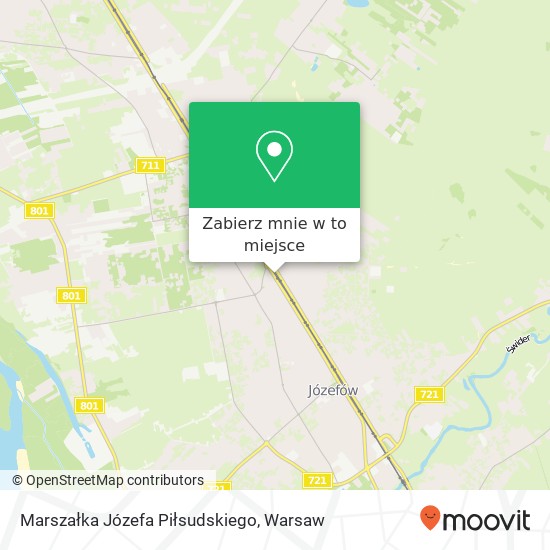 Mapa Marszałka Józefa Piłsudskiego