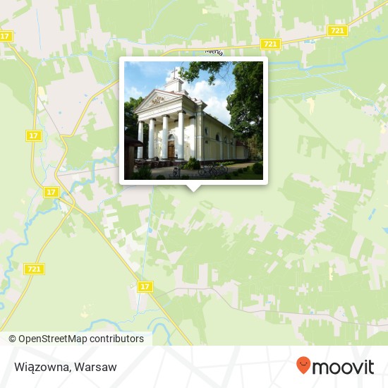 Mapa Wiązowna