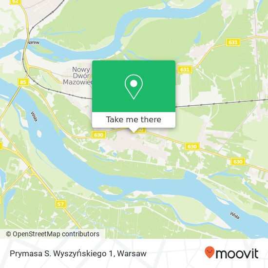 Mapa Prymasa S. Wyszyńskiego 1