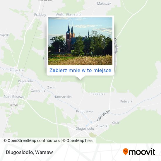 Mapa Długosiodło