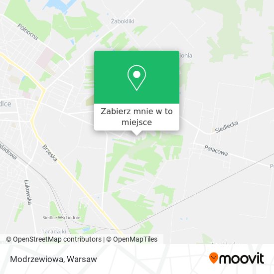 Mapa Modrzewiowa