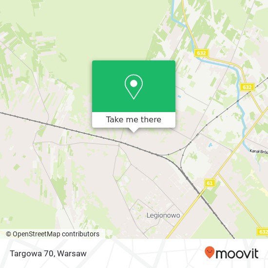 Mapa Targowa 70