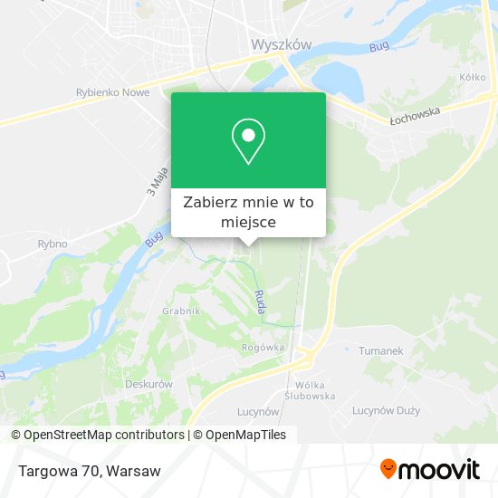 Mapa Targowa 70