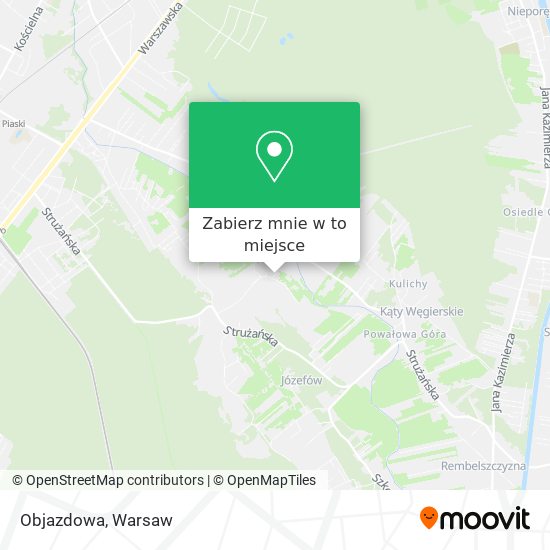 Mapa Objazdowa