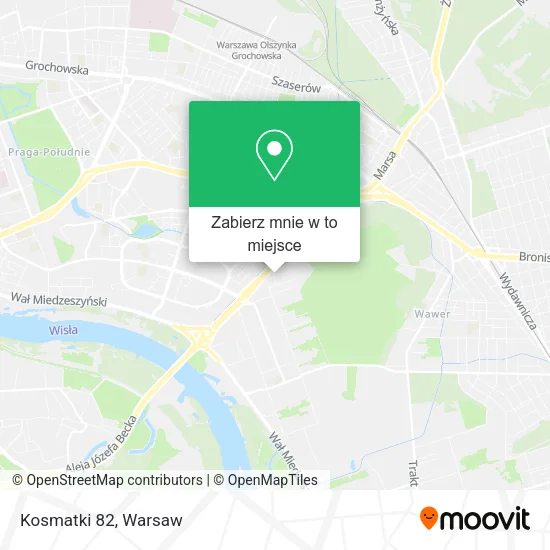 Mapa Kosmatki 82