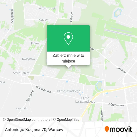 Mapa Antoniego Kocjana 70