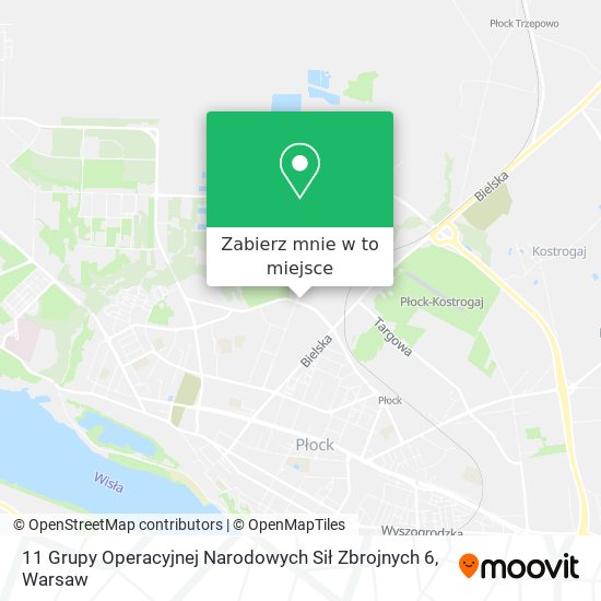 Mapa 11 Grupy Operacyjnej Narodowych Sił Zbrojnych 6