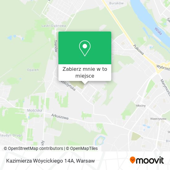 Mapa Kazimierza Wóycickiego 14A