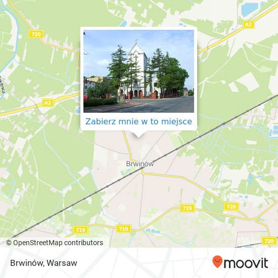 Mapa Brwinów