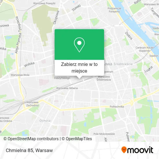Mapa Chmielna 85