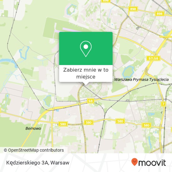 Mapa Kędzierskiego 3A