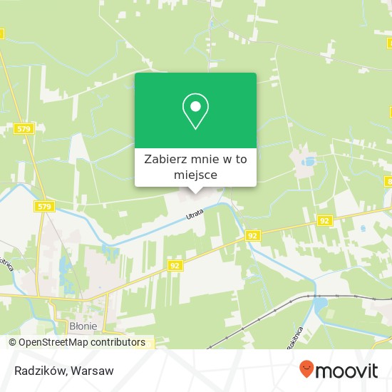 Mapa Radzików