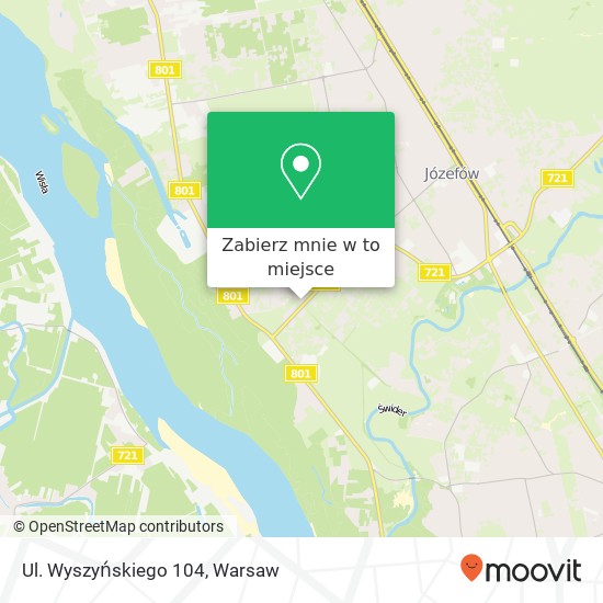 Mapa Ul. Wyszyńskiego 104