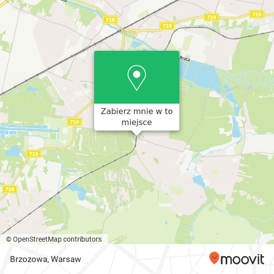 Mapa Brzozowa