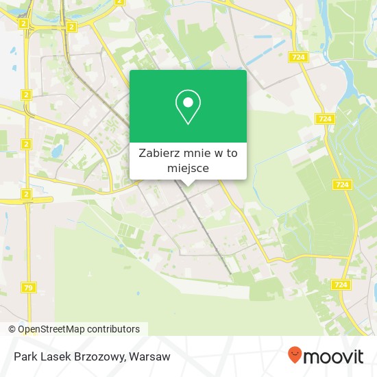 Mapa Park Lasek Brzozowy