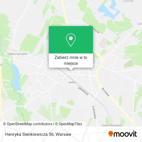 Mapa Henryka Sienkiewicza 56