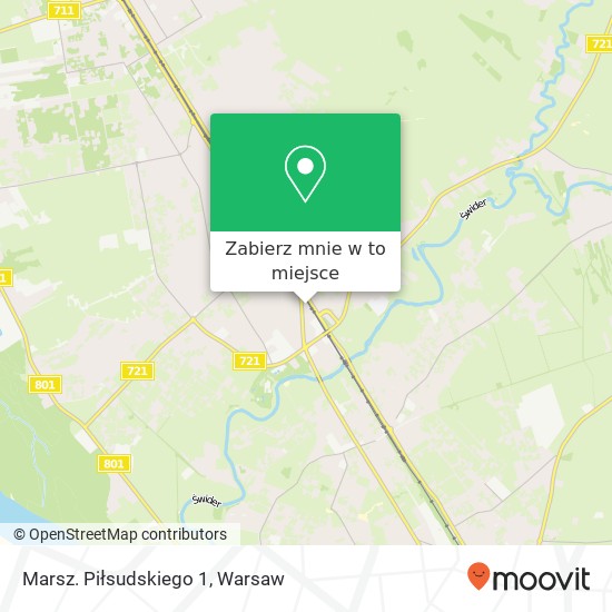 Mapa Marsz. Piłsudskiego 1