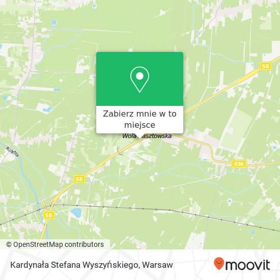 Mapa Kardynała Stefana Wyszyńskiego