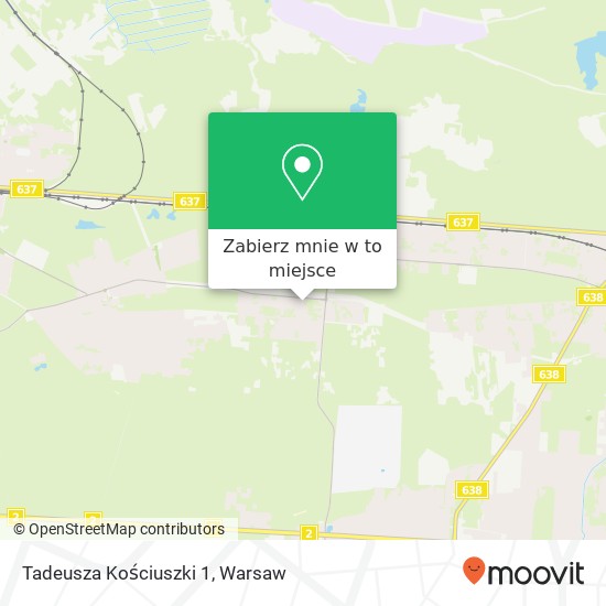 Mapa Tadeusza Kościuszki 1