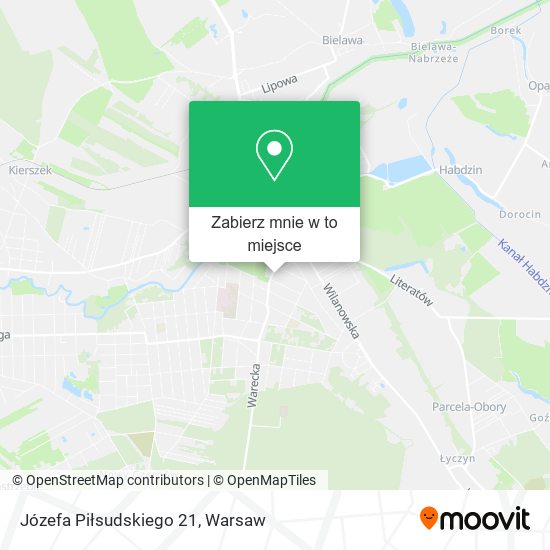 Mapa Józefa Piłsudskiego 21