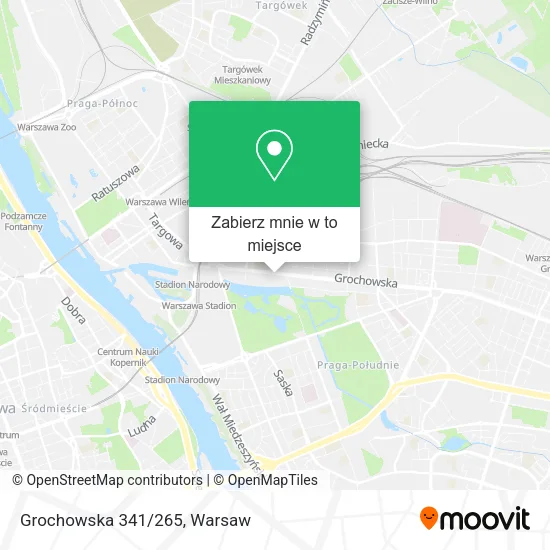 Mapa Grochowska 341/265