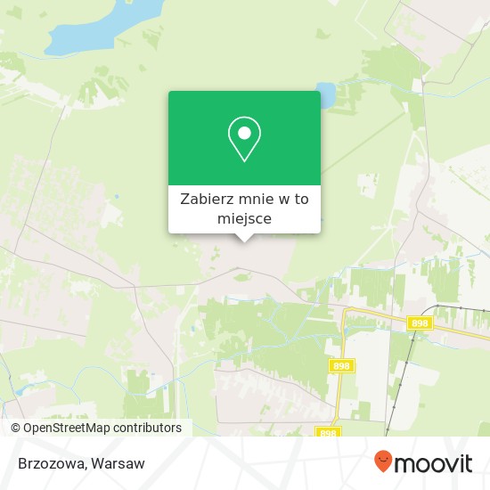 Mapa Brzozowa